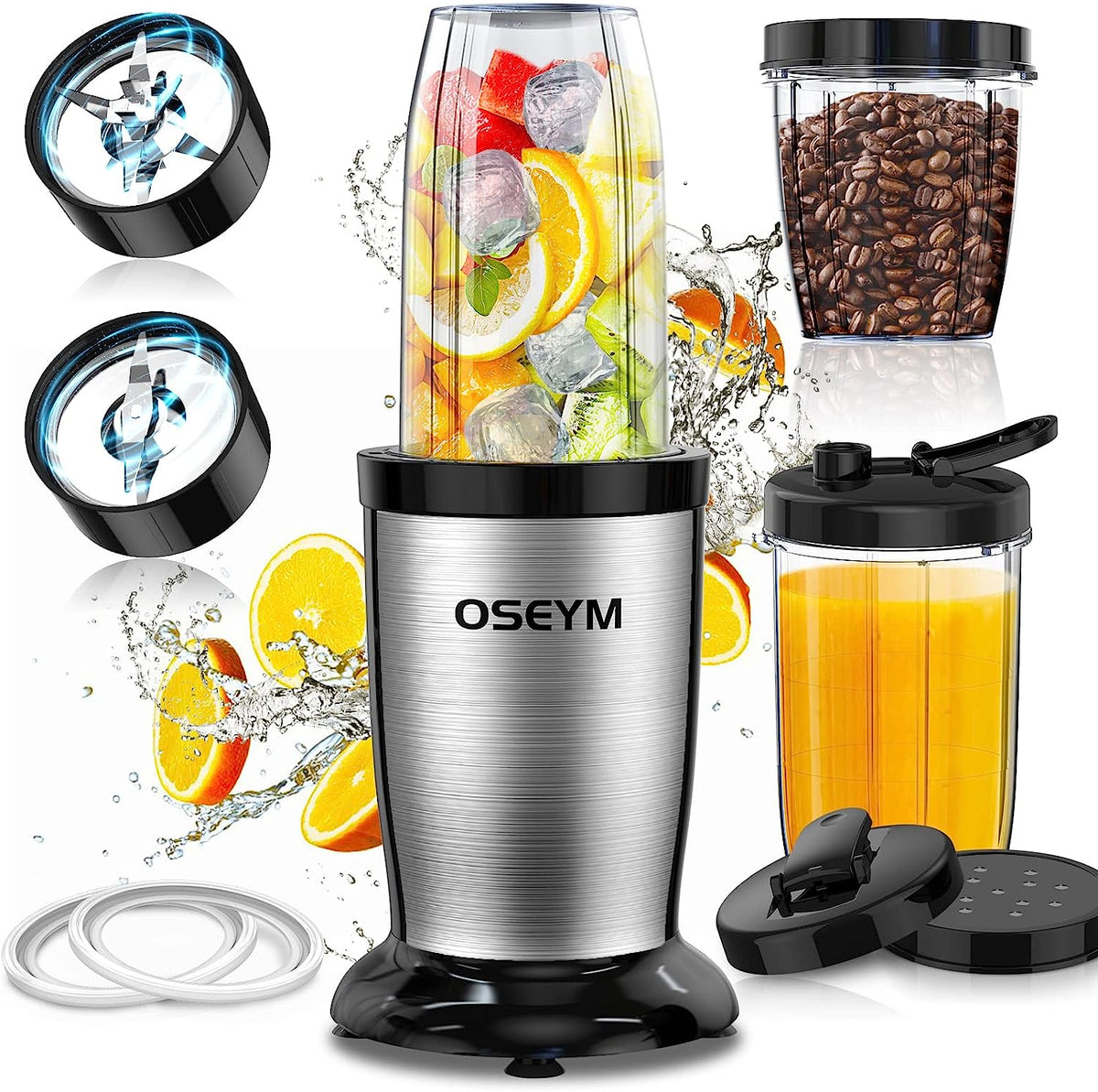 OSEYM 19 Pieces Bullet, Personal for Smoothies