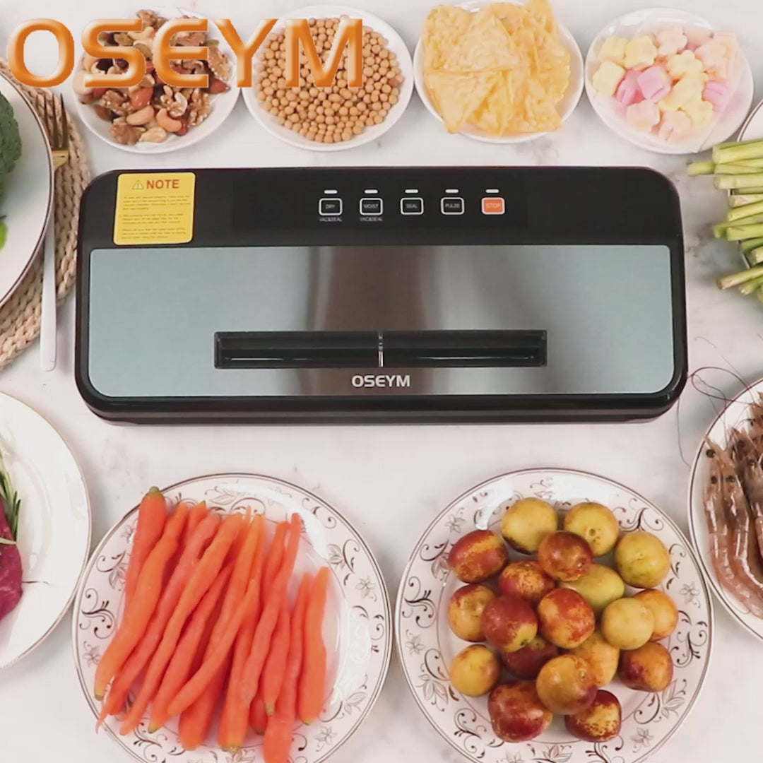 OSEYM Vacuum Sealer Machine, 90Kpa Automatic Food Sealer Machine