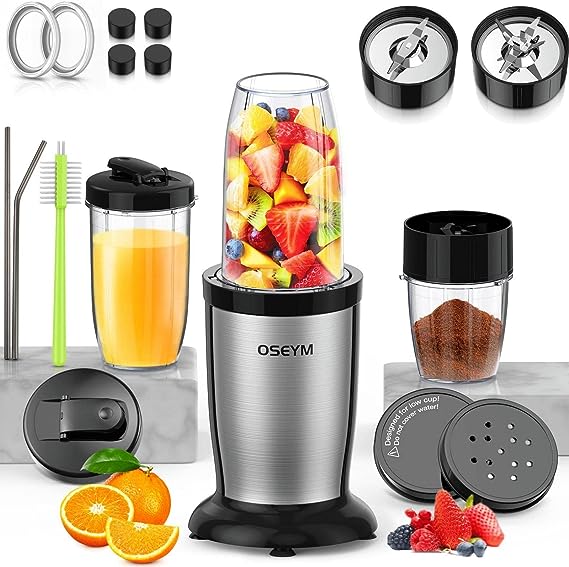 OSEYM 19 Pieces Bullet, Personal for Smoothies