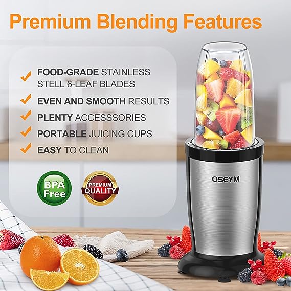 OSEYM 19 Pieces Bullet, Personal for Smoothies