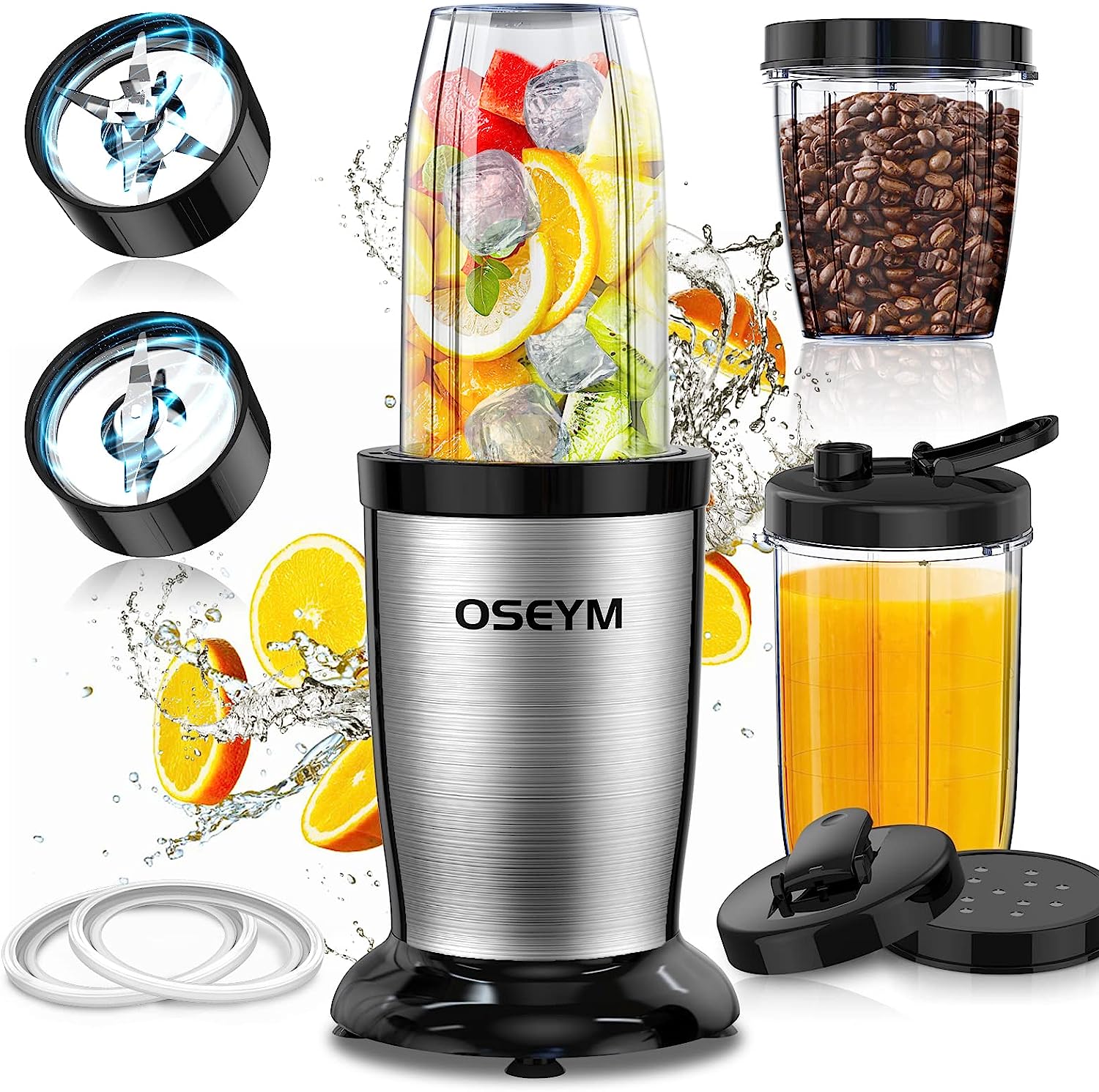 OSEYM 19 Pieces Bullet, Personal for Smoothies